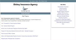 Desktop Screenshot of dickeyinsurance.com